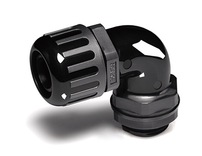 90°度弯头直角波纹管接头